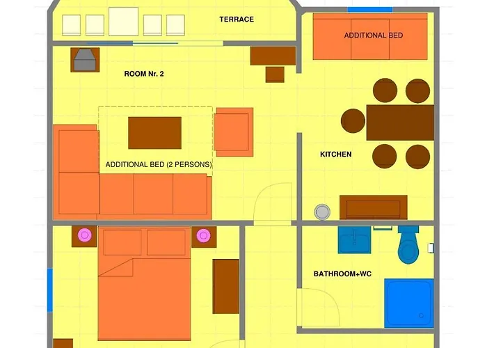 아파트 In With Sea View, Balcony, Air Conditioning, Wifi 4623-5 드라말리